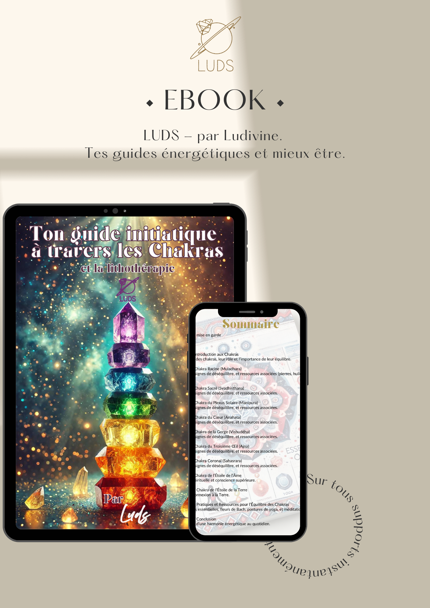 EBOOK - ton guide intitiatique à travers les Chakras et la lithothérapie