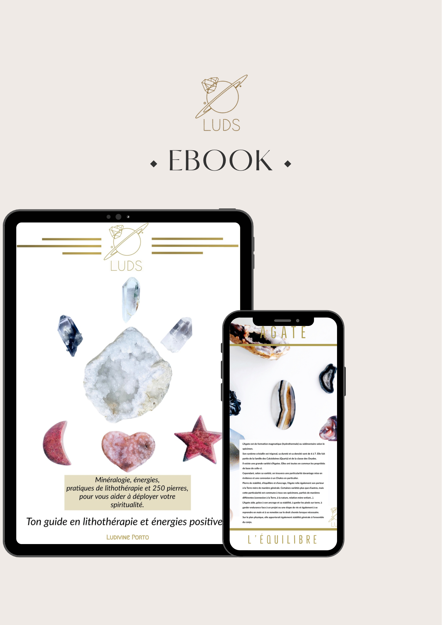 LUDS, ton guide en lithotherapie et énergies positives. LE EBOOK