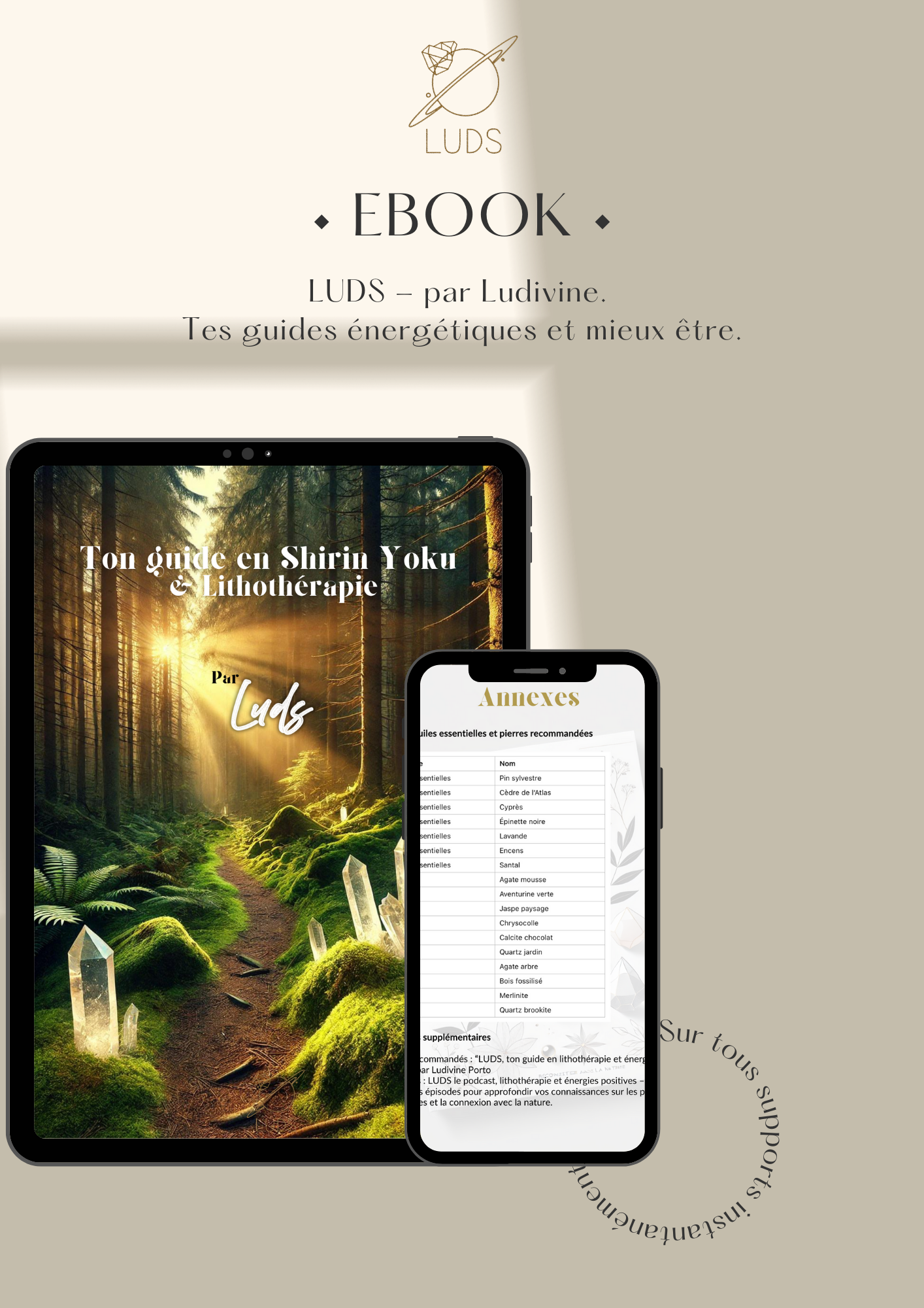 EBOOK - ton guide en Shirin-Yoku et lithothérapie