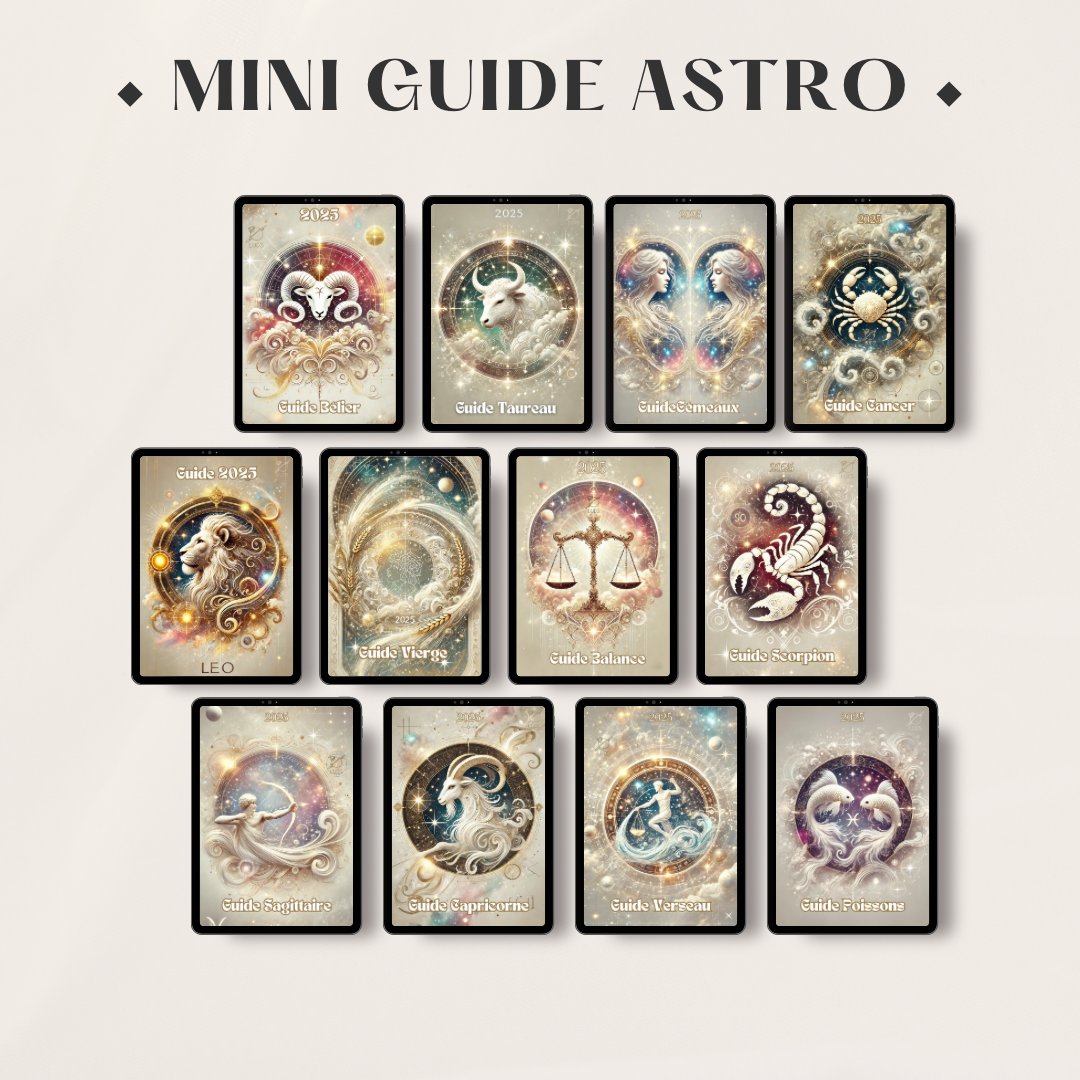 Mini guide Astro par signe par année
