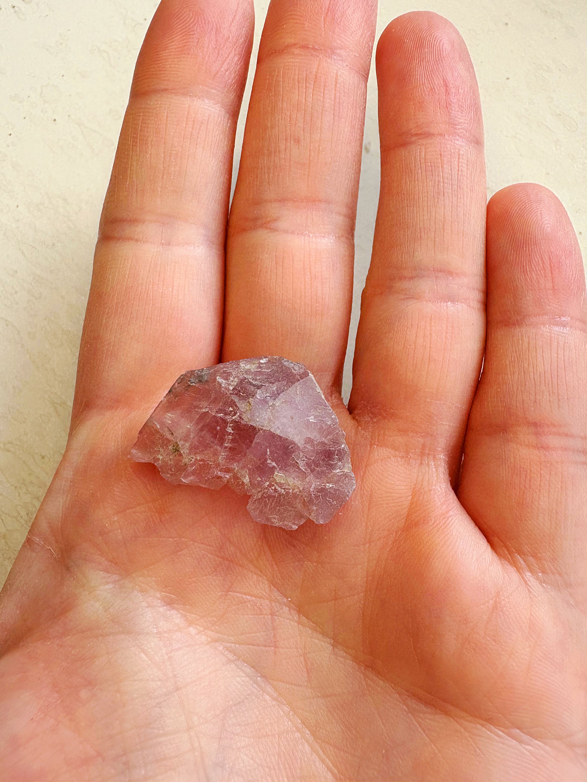 MINI à l’unité : Fluorite rose 2 - origine FRANCE