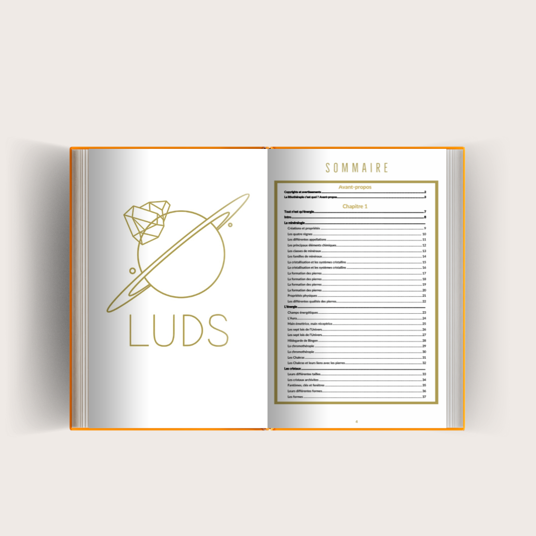 LUDS, ton guide en lithothérapie et énergies positives. LE LIVRE 📕