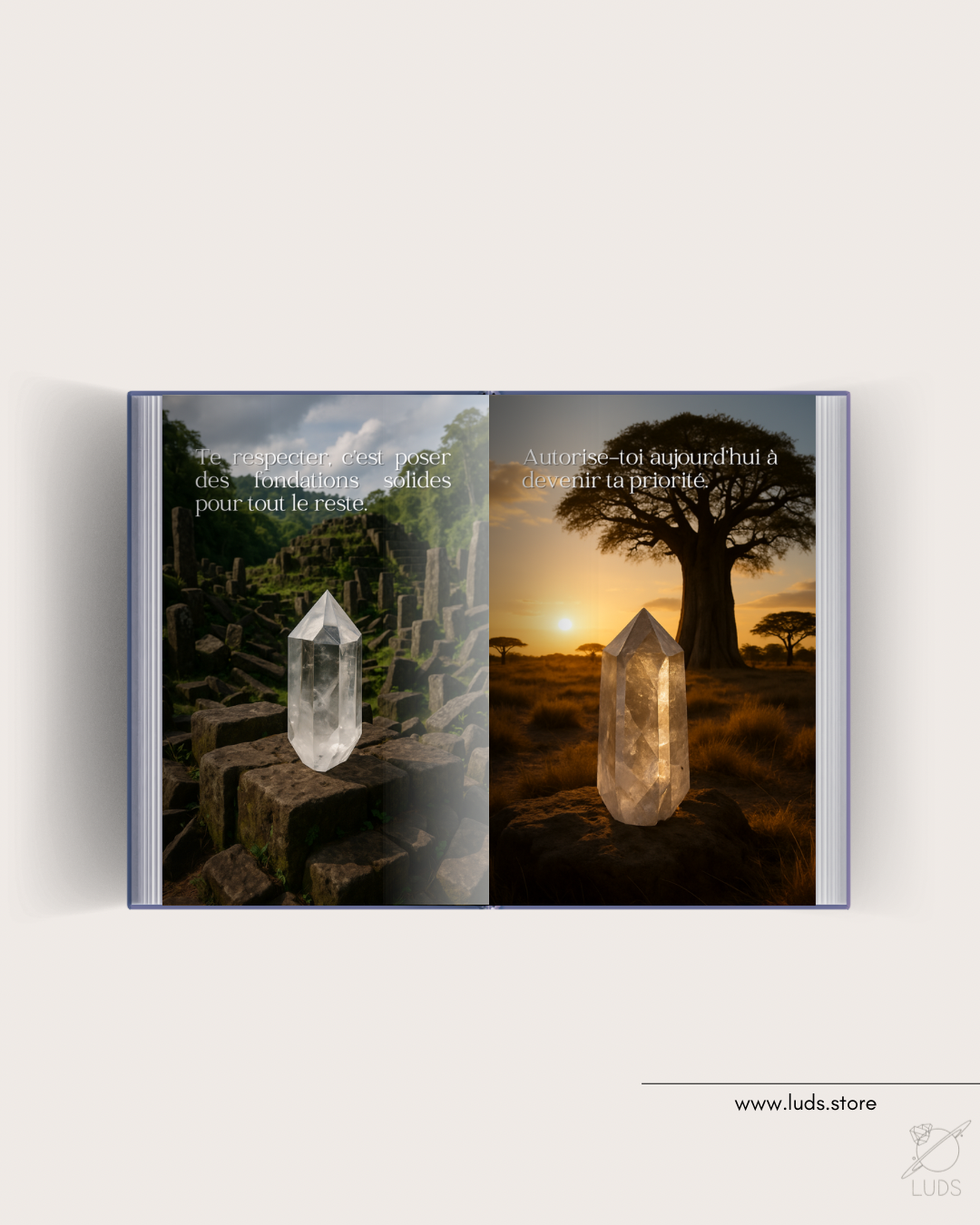 Livre-oracle Premium - « Le message du Cristal »