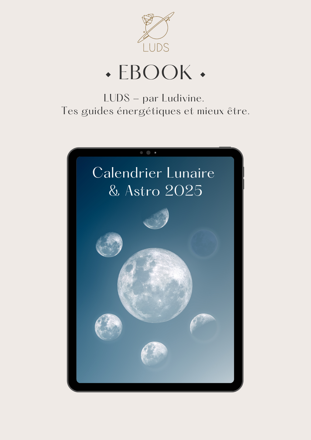 Planner Lunaire 2025 – Votre guide digital complet des cycles lunaires et mouvements planétaires 🌟