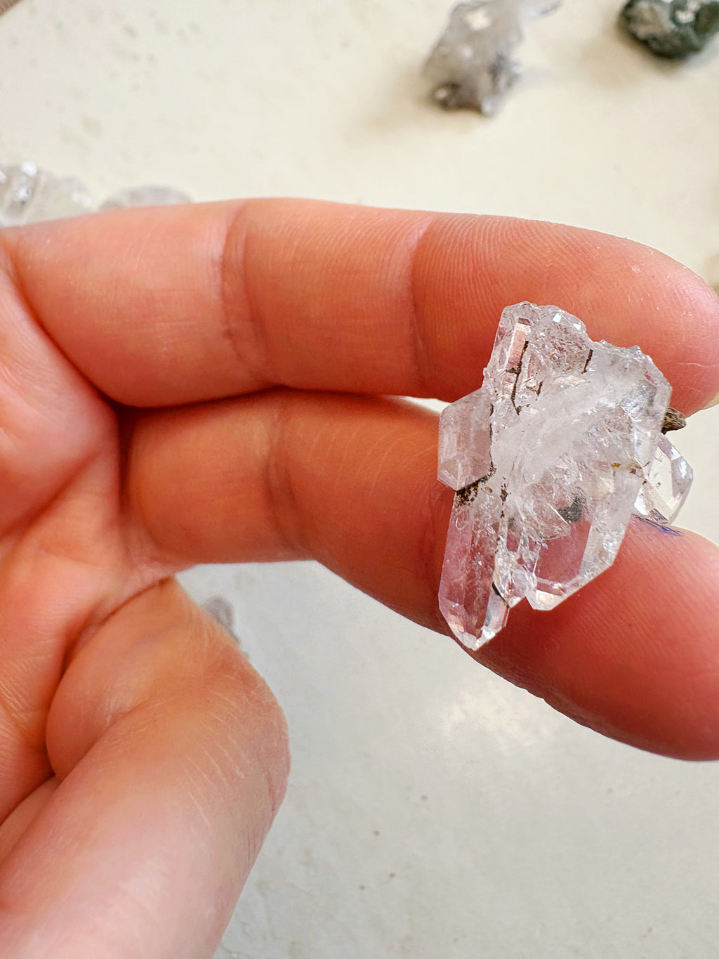 MINI à l’unité : Cristal de roche 7 - origine FRANCE