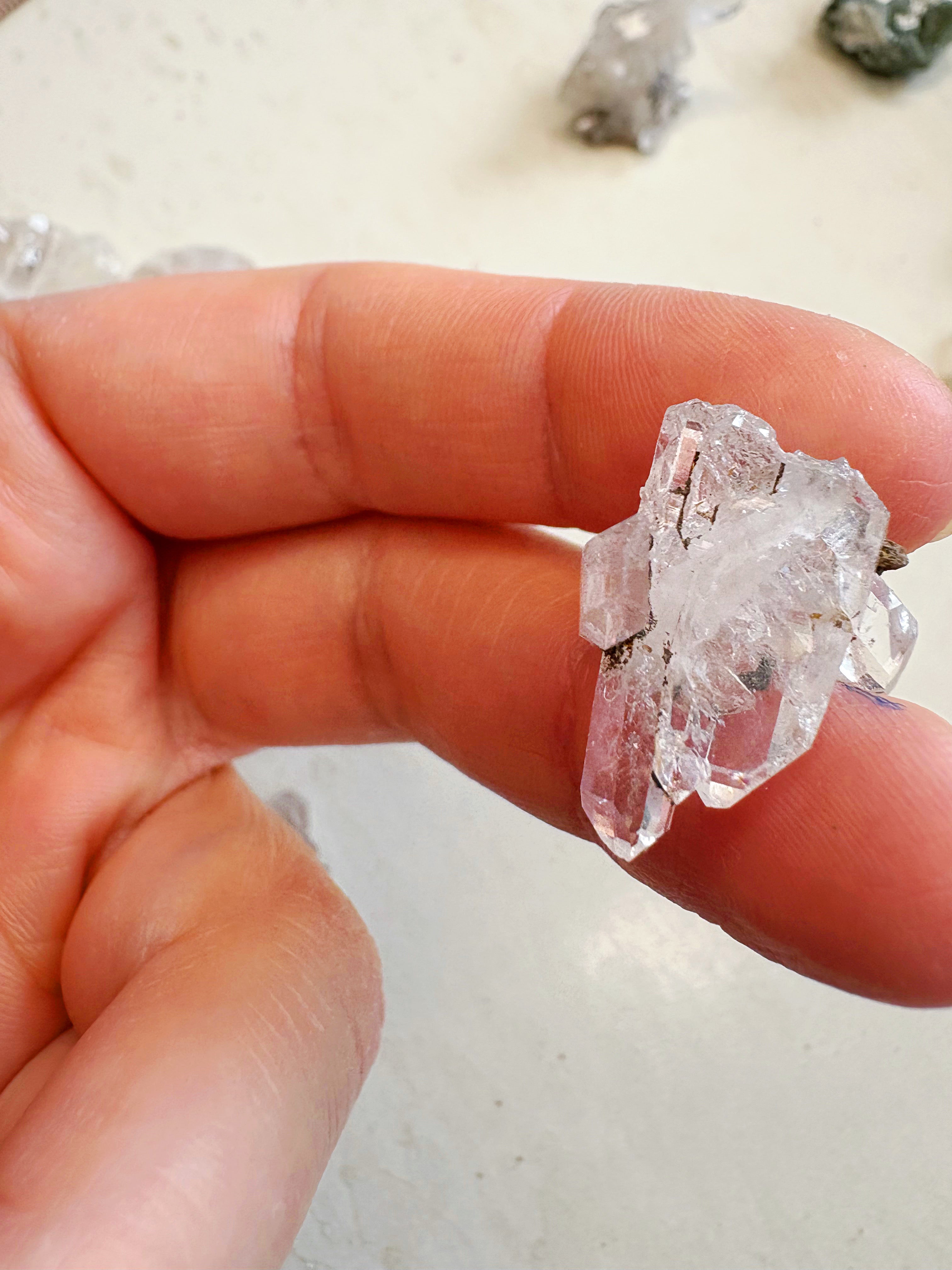 MINI à l’unité : Cristal de roche 7 - origine FRANCE