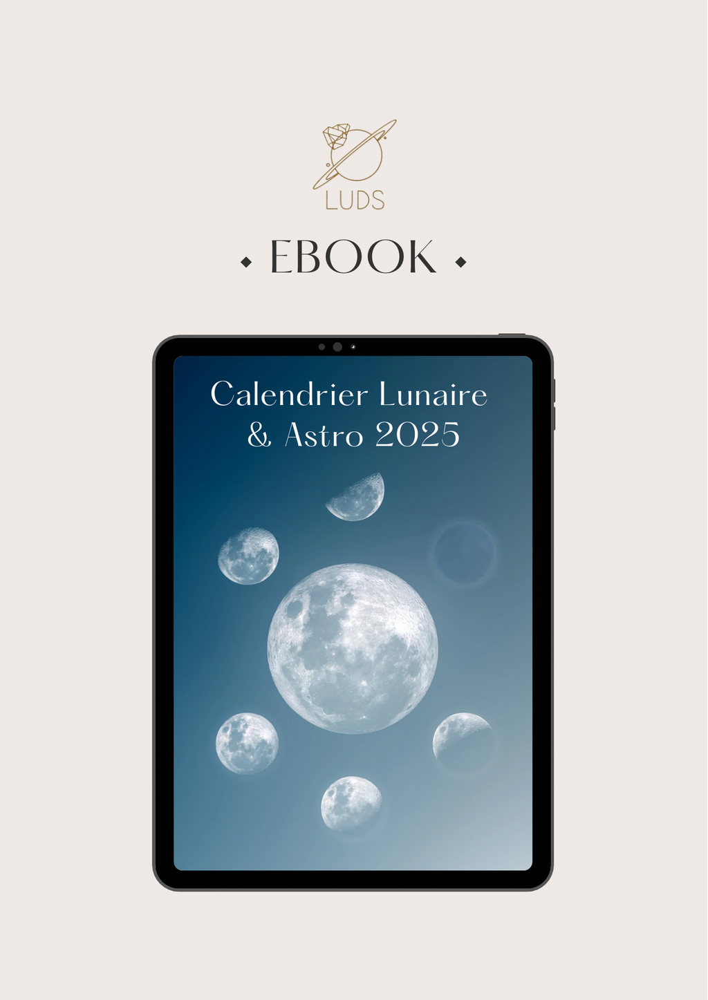 Planner Lunaire 2025 – Votre guide digital complet des cycles lunaires et mouvements planétaires 🌟