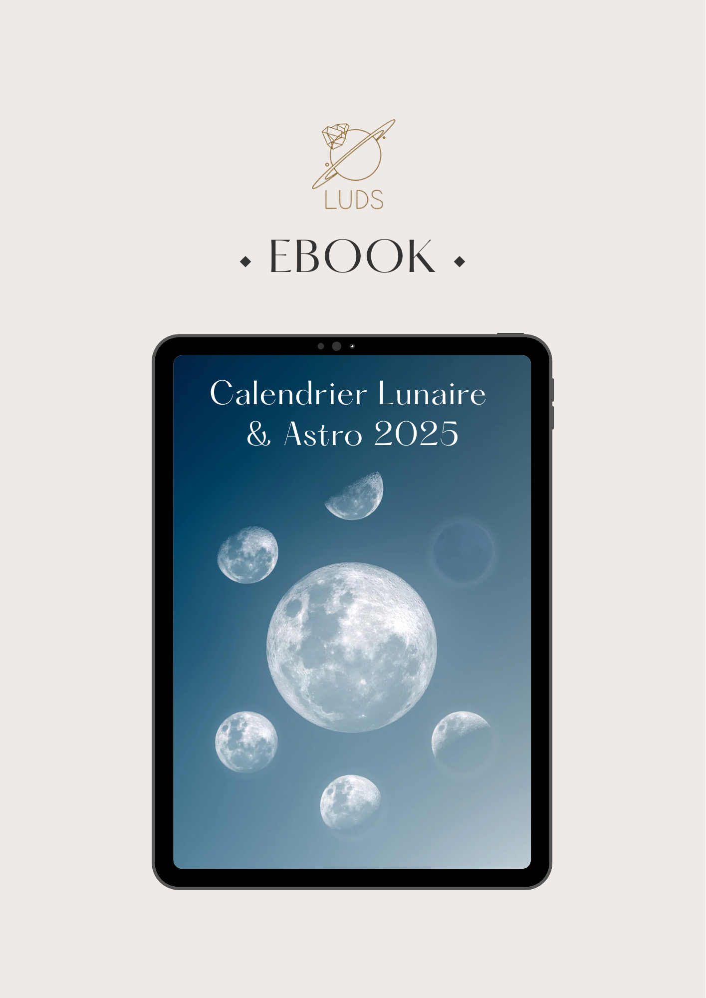 Planner Lunaire 2025 – Votre guide digital complet des cycles lunaires et mouvements planétaires 🌟