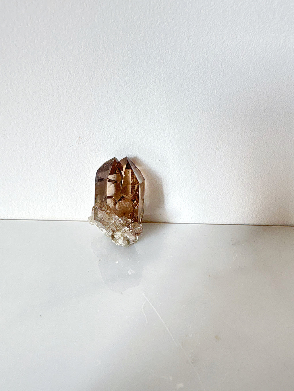 Quartz fumé Twin Flame ! - origine FRANCE