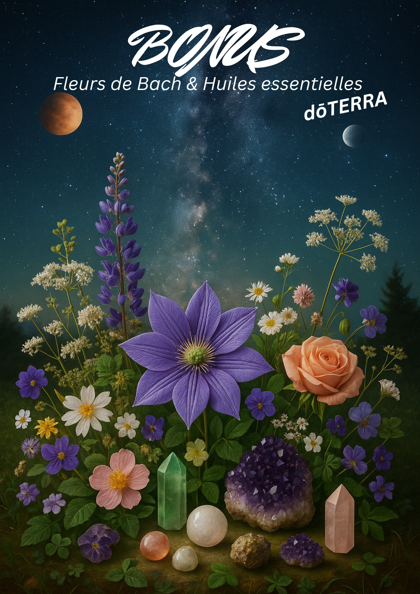 EBOOK - Libère tes émotions grâce aux fleurs de Bach et aux cristaux - Nouvelle édition + BONUS !