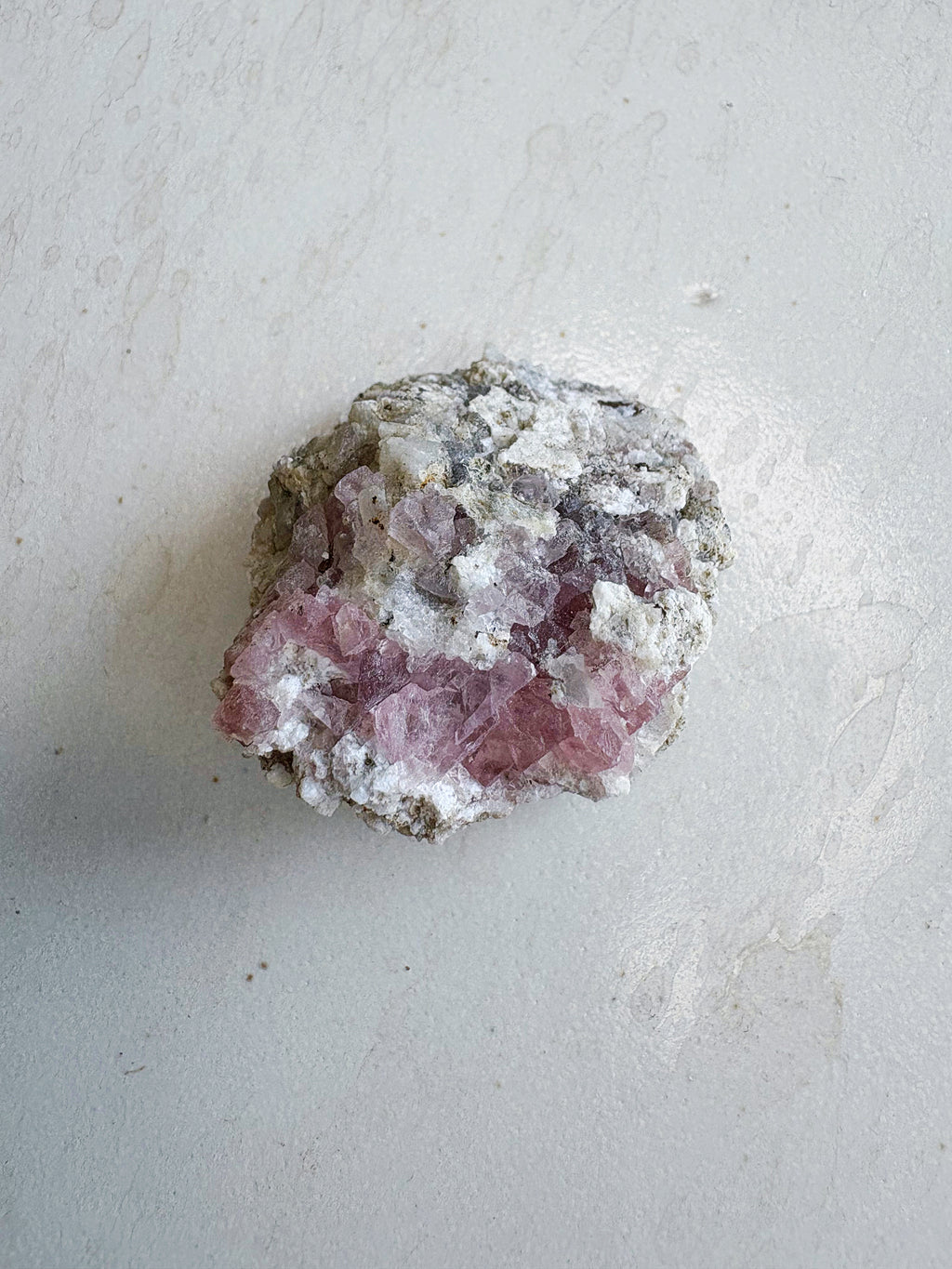 MINI à l’unité : Fluorite rose 1 - origine FRANCE