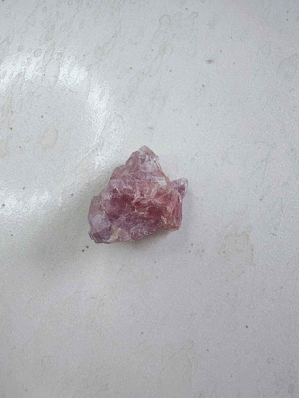 Mini trio 2 - Cristal de roche / Quartz fumé / Fluorite rose - origine FRANCE