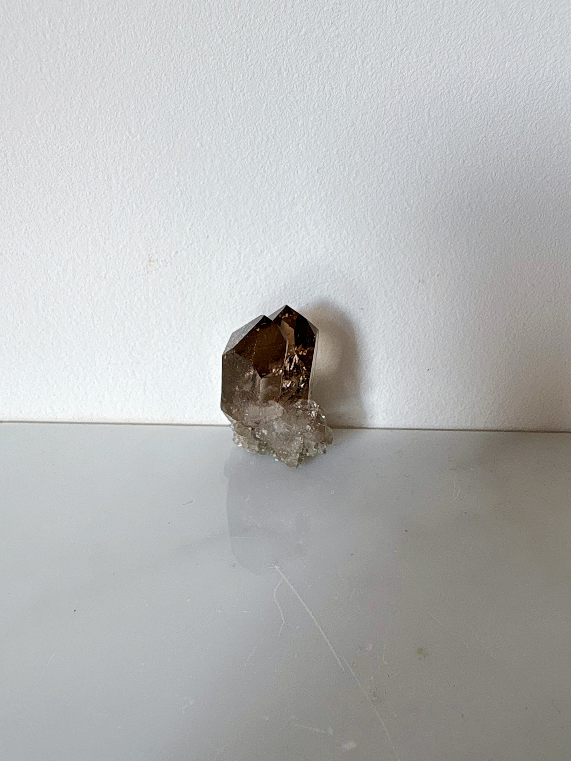 Quartz fumé Twin Flame ! - origine FRANCE