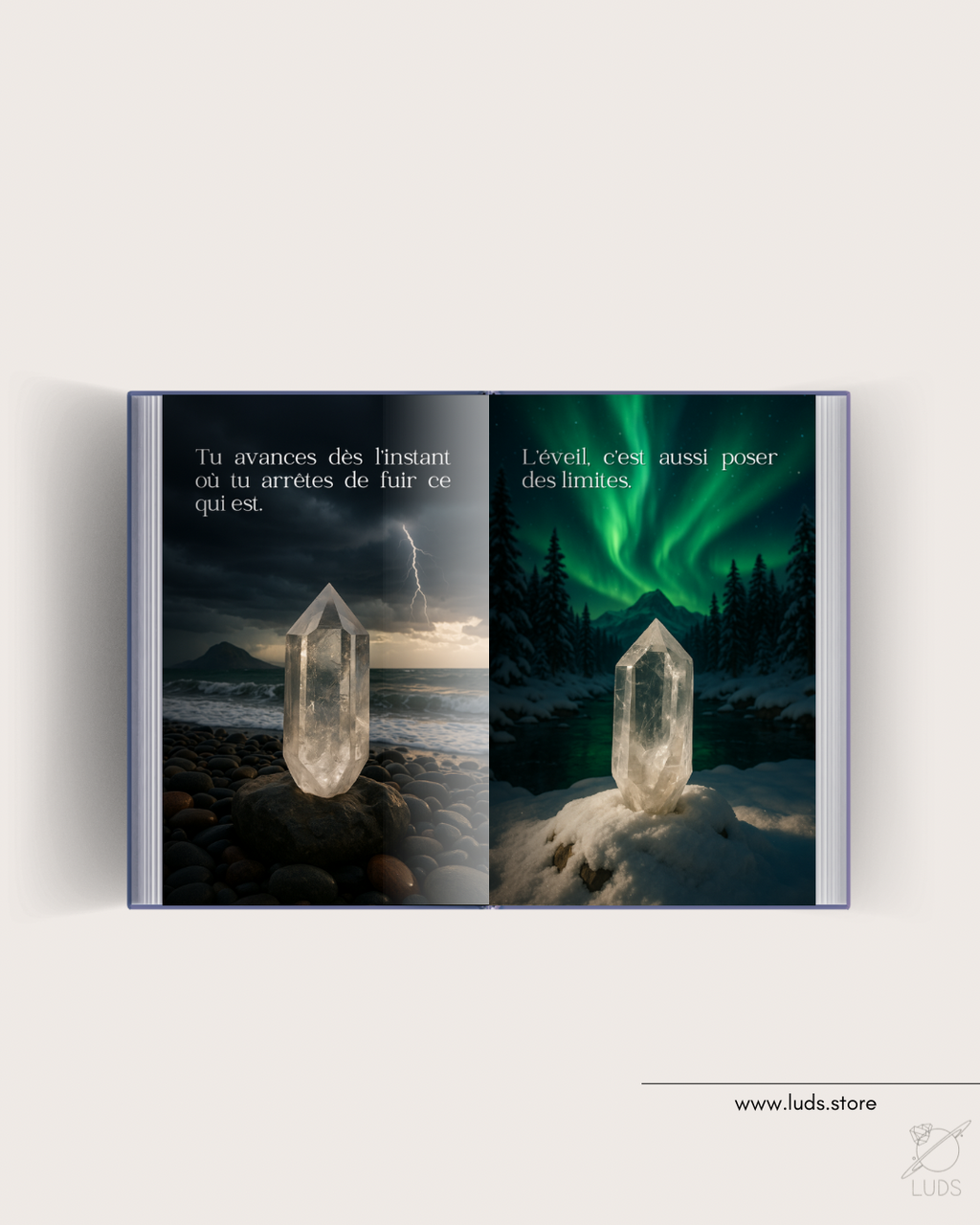 Livre-oracle Premium - « Le message du Cristal »