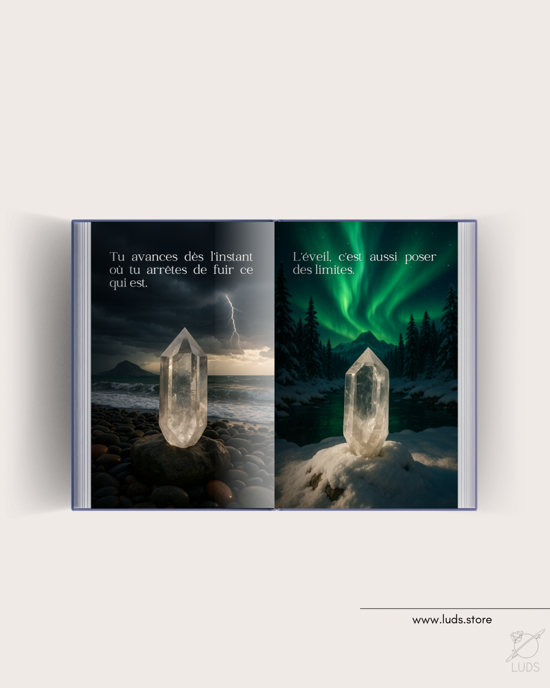 Livre-oracle Premium - « Le message du Cristal »
