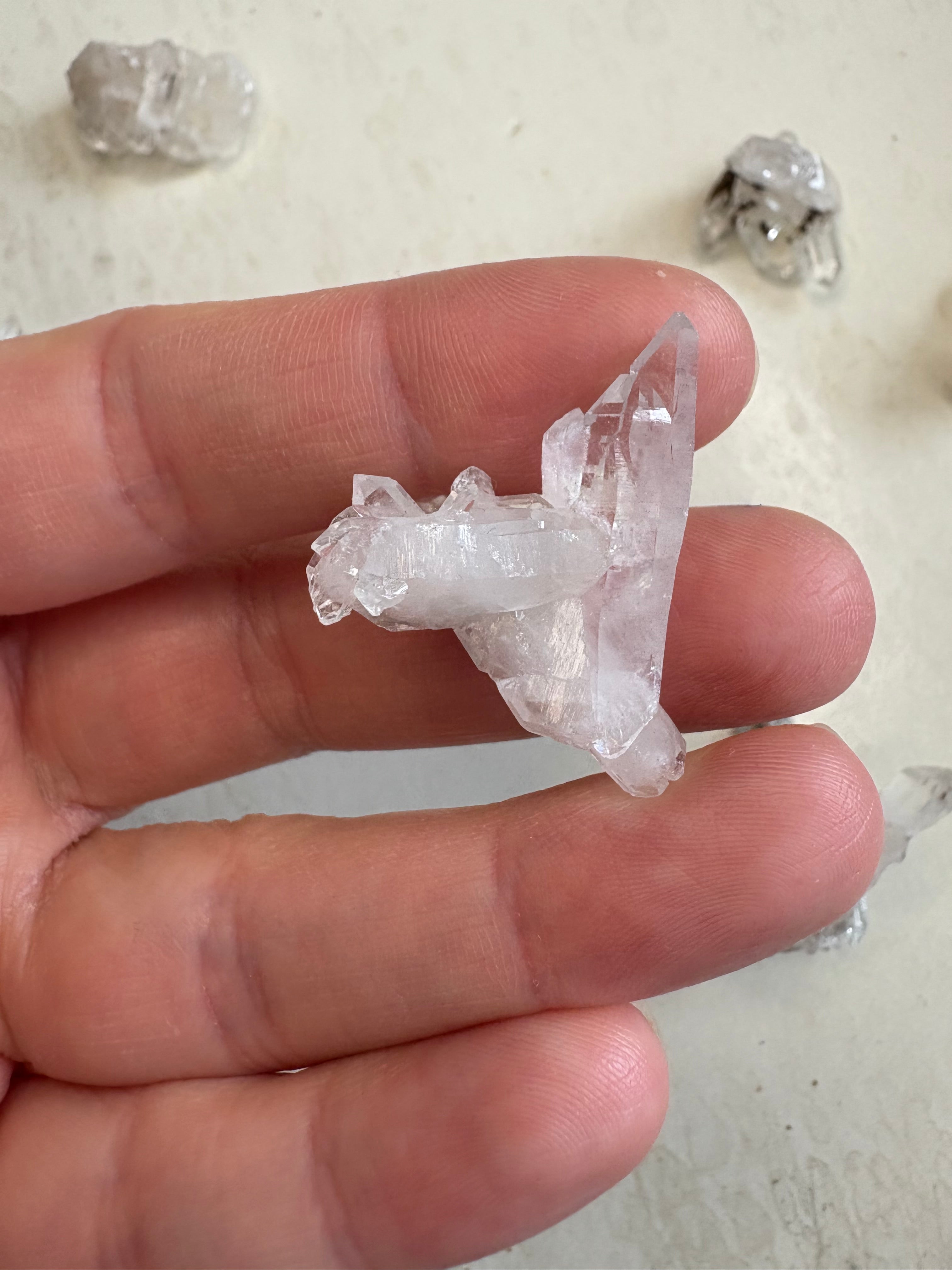 MINI à l’unité : Cristal de roche 6 - origine FRANCE