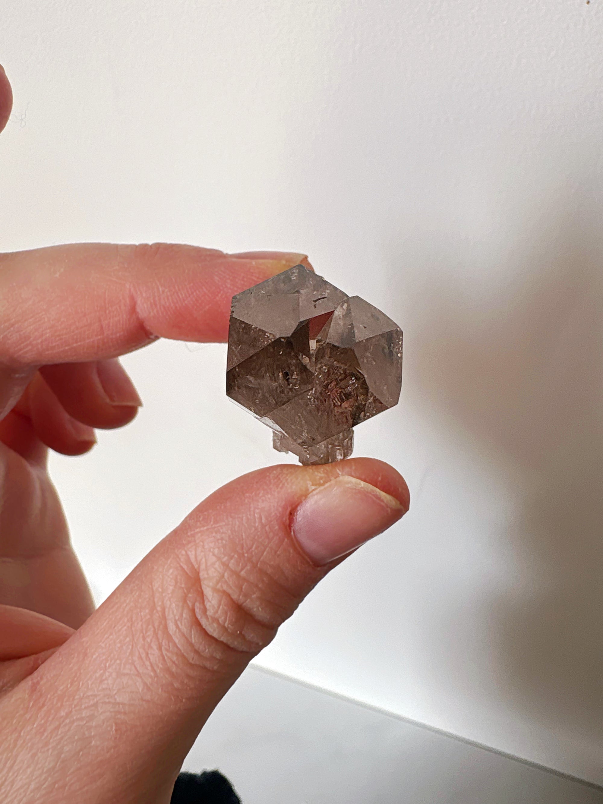 Quartz fumé Twin Flame ! - origine FRANCE