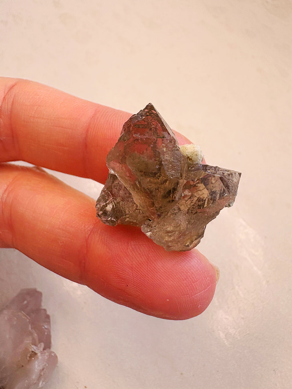 MINI : Quartz fumé 4 - origine FRANCE