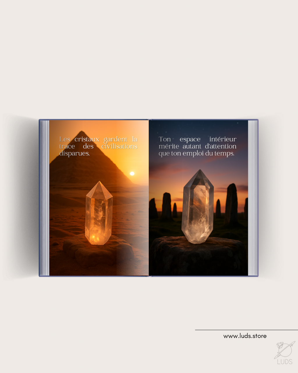 Livre-oracle Premium - « Le message du Cristal »