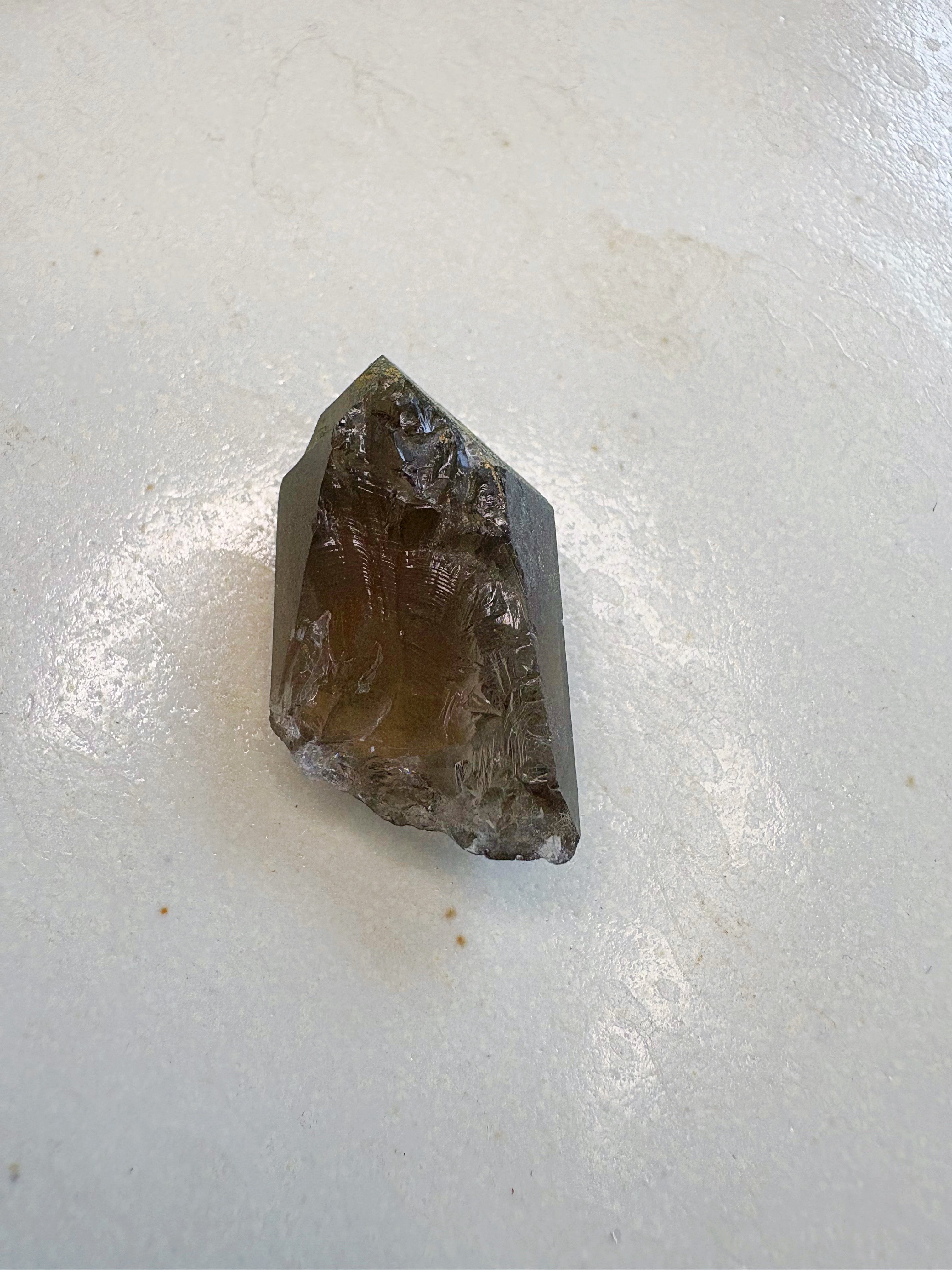 MINI : Quartz fumé 2 - origine FRANCE