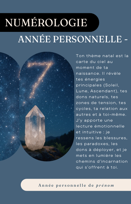 Analyse de ton année 2026

Numérologie & Astrologie essentielle