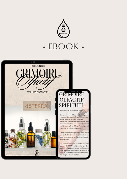 Ebook - Grimoire olfactif version spirituelle : 45 recettes d’huiles essentielles