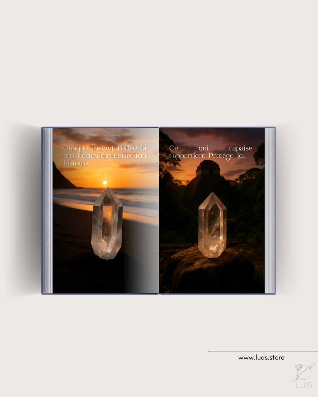Livre-oracle Premium - « Le message du Cristal »
