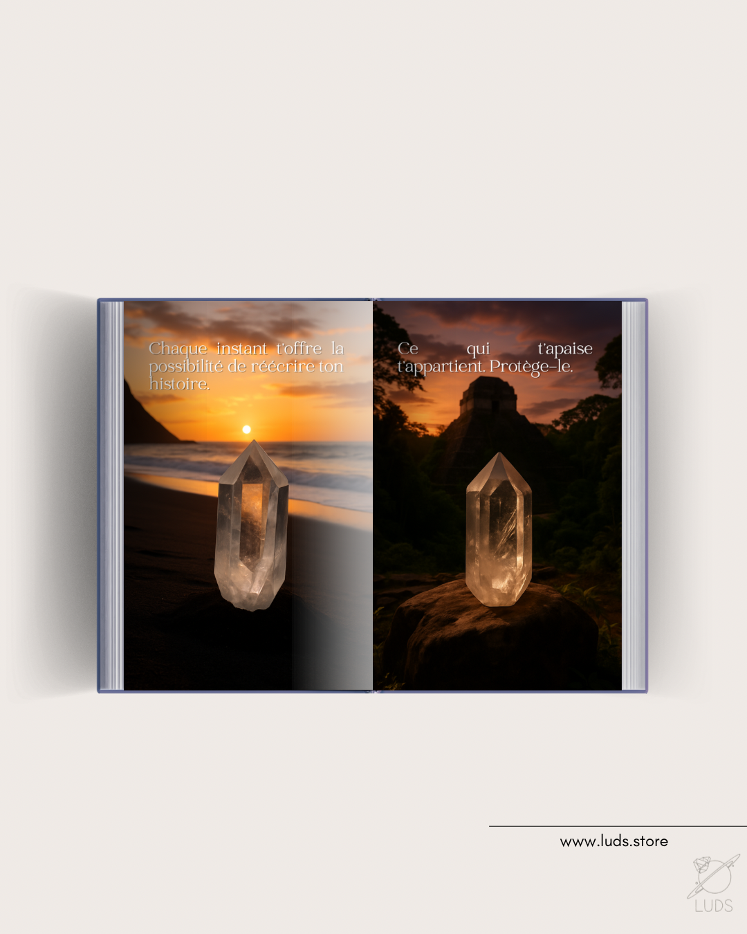 Livre-oracle Premium - « Le message du Cristal »