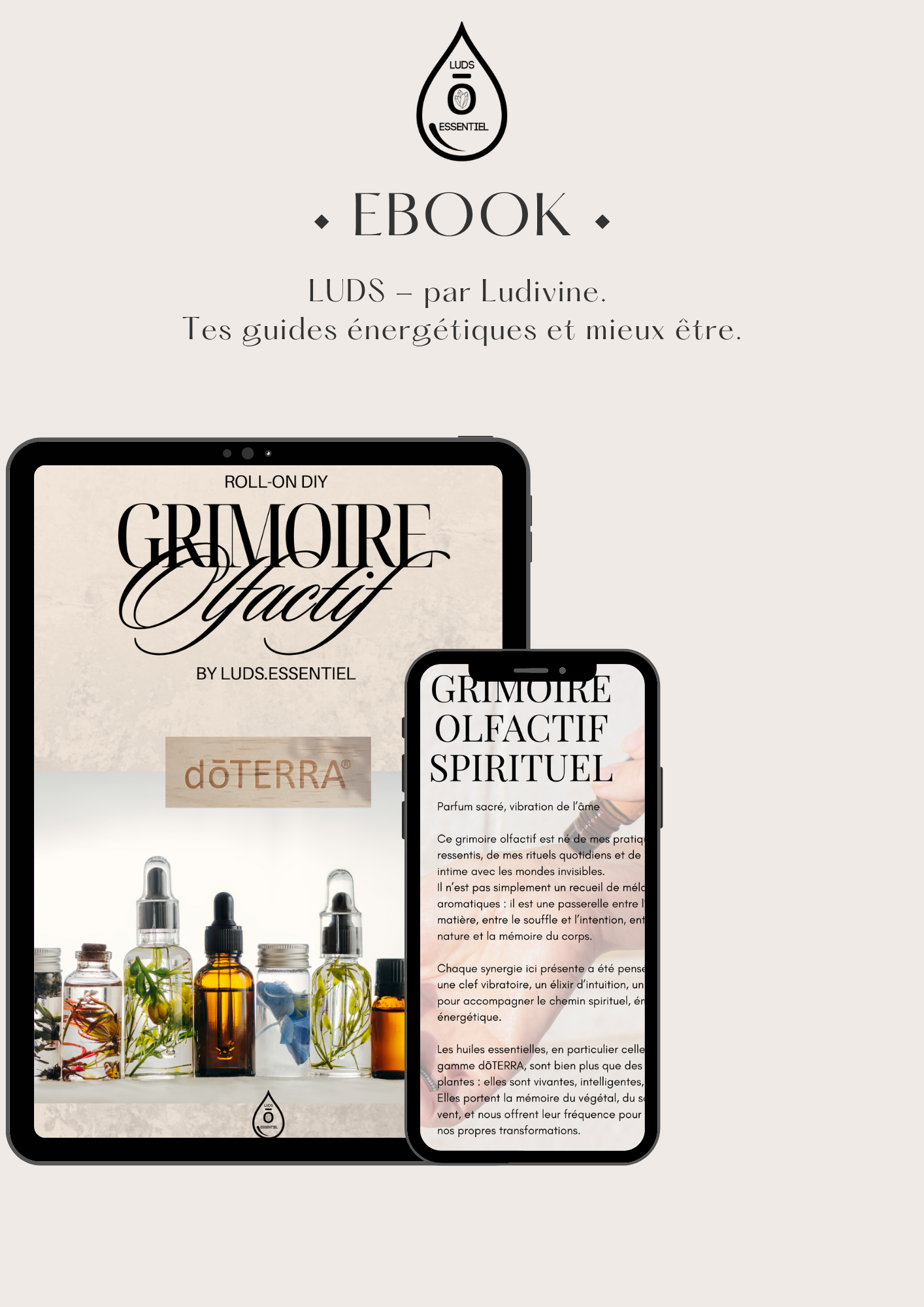 Ebook - Grimoire olfactif version spirituelle : 45 recettes d’huiles essentielles