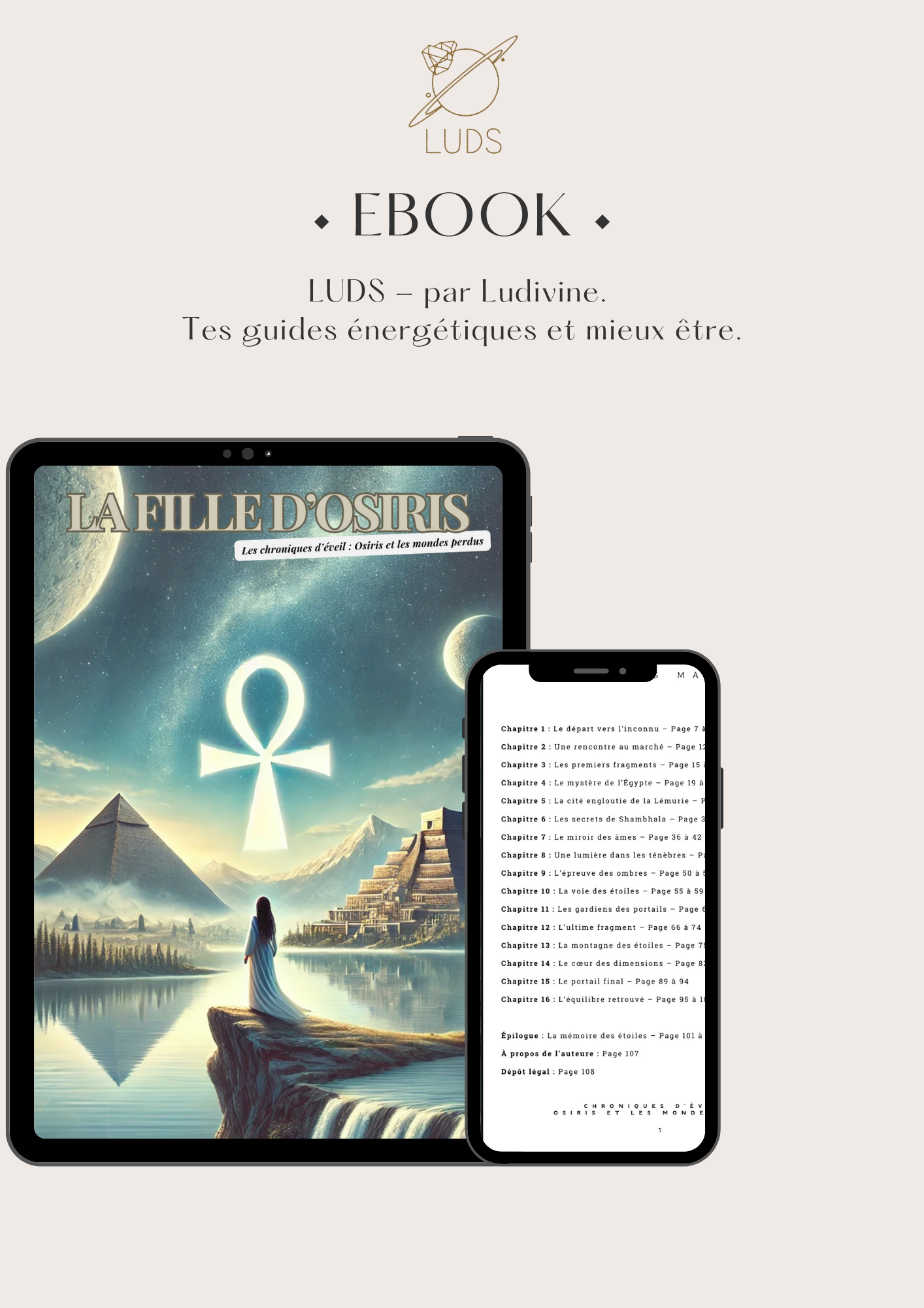 La fille d’Osiris. Les chroniques d’éveil : Osiris et les mondes perdus. Roman. Version EBOOK