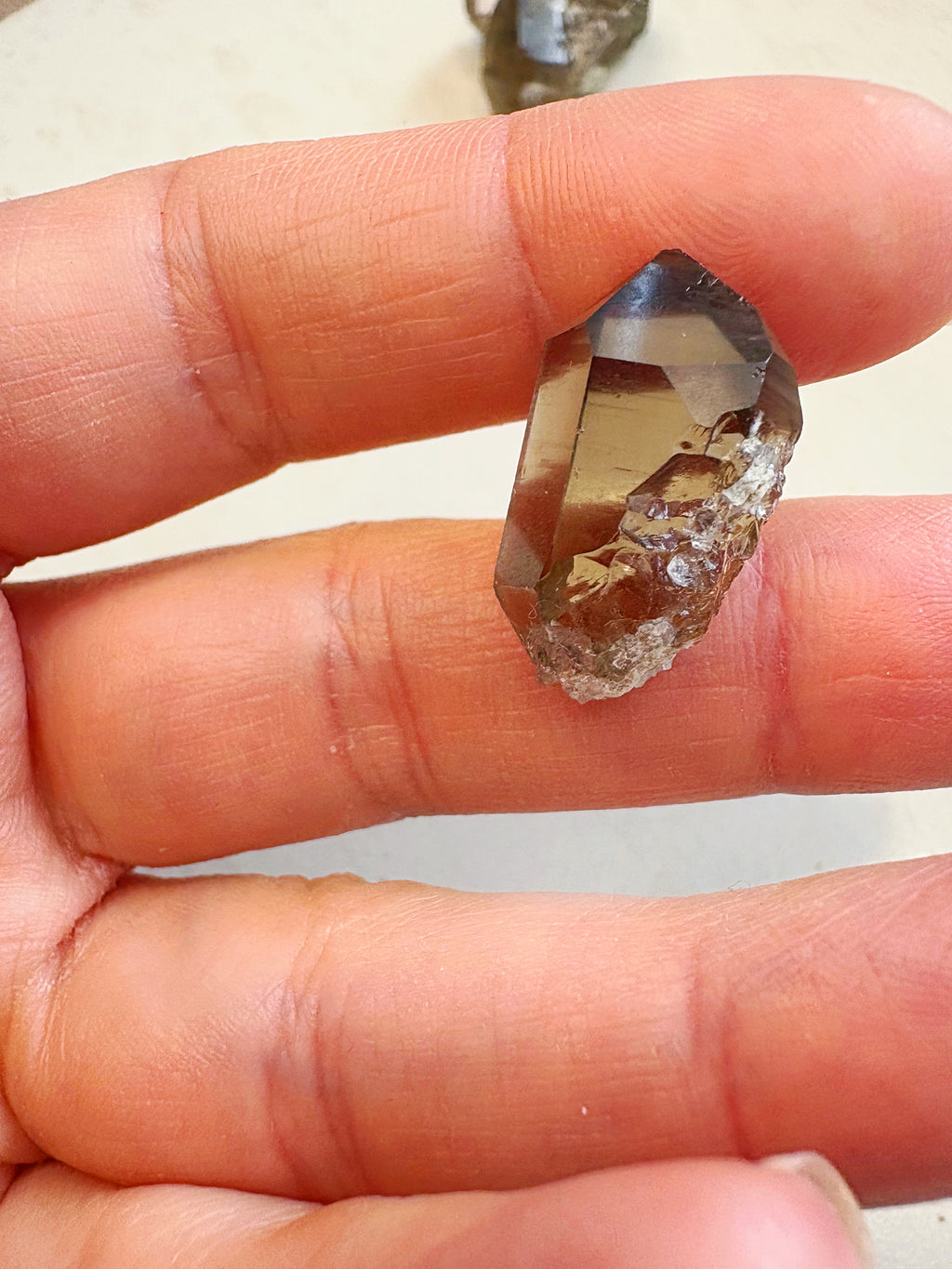 MINI : Quartz fumé 3 - origine FRANCE