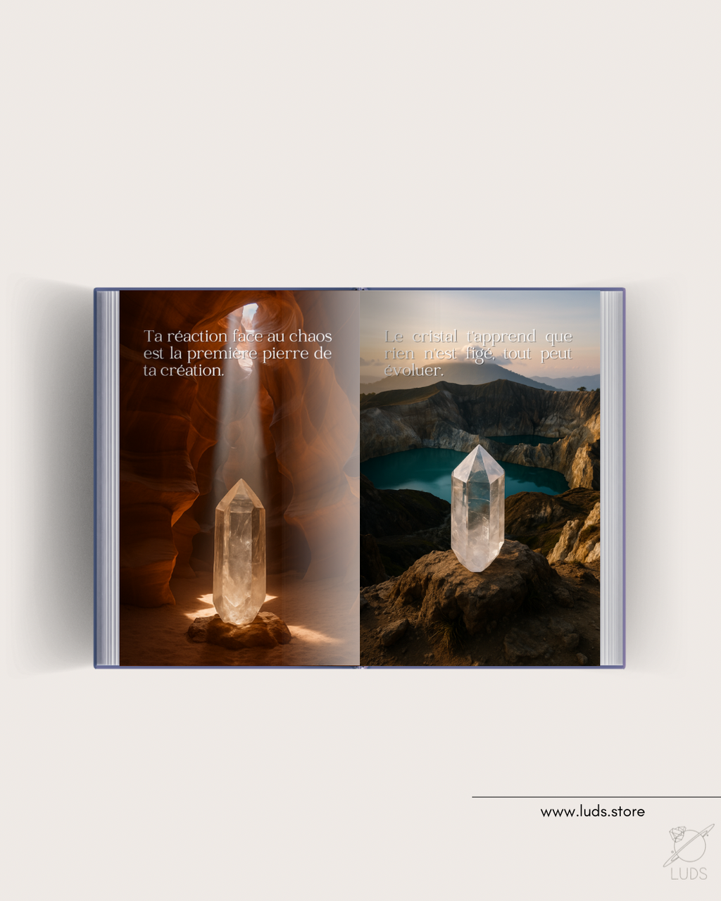 Livre-oracle Premium - « Le message du Cristal »