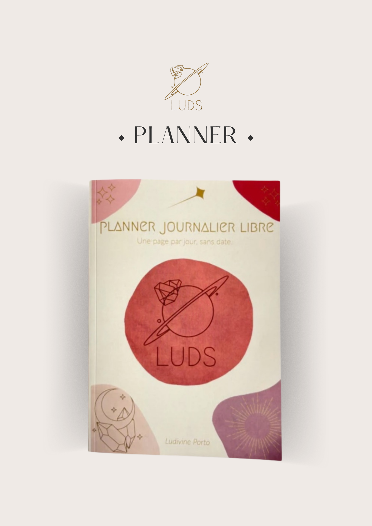 LUDS le planner libre - Format 1 an, couverture souple