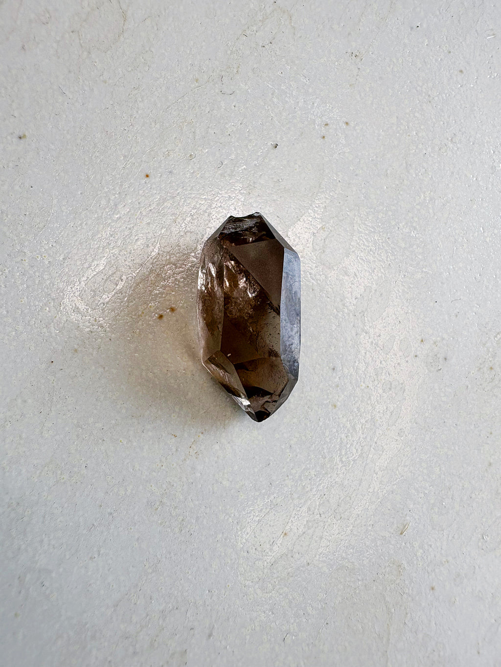 Mini trio 4 - Cristal de roche / Quartz fumé / Fluorite rose - origine FRANCE