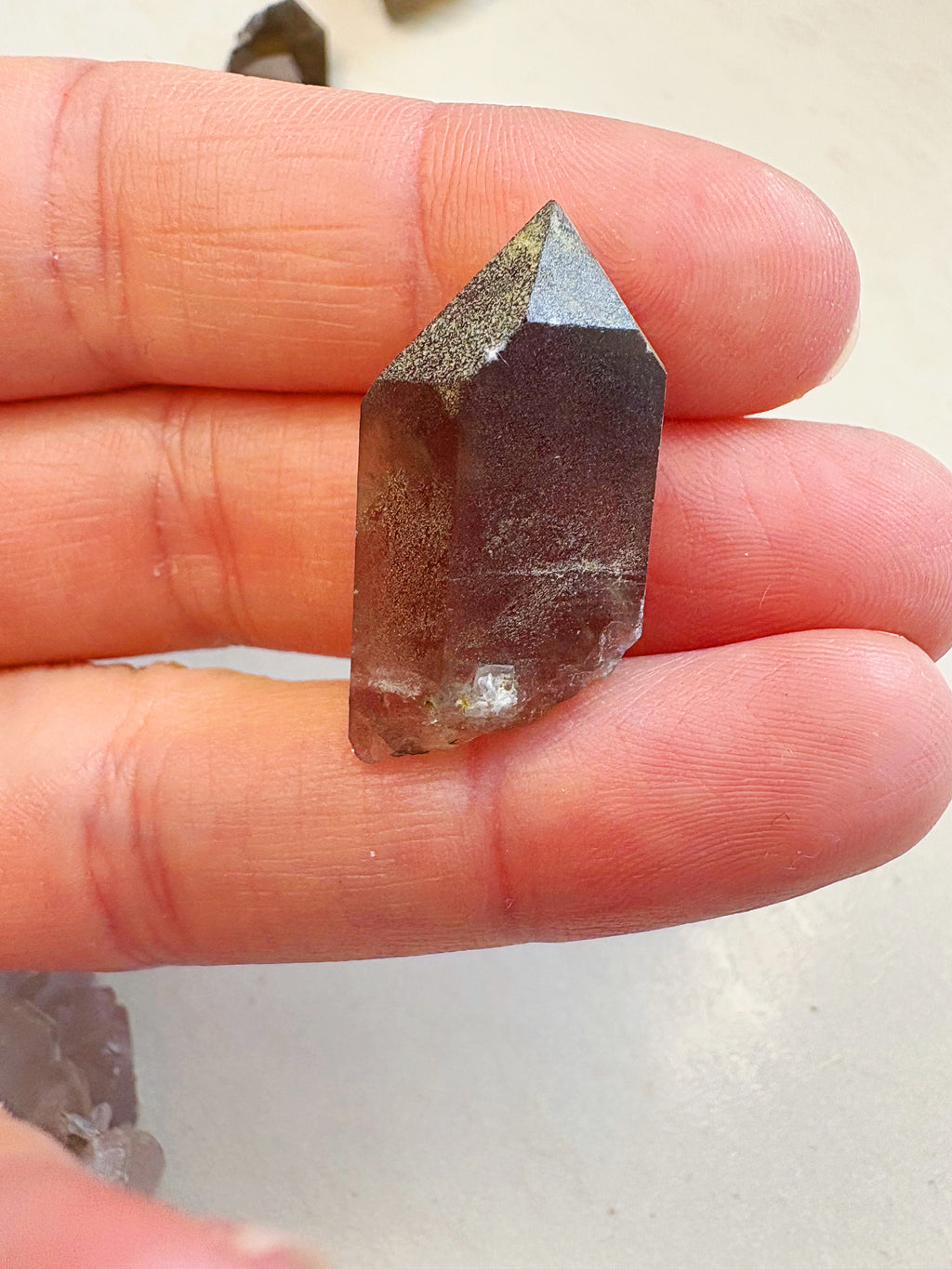 MINI : Quartz fumé 2 - origine FRANCE