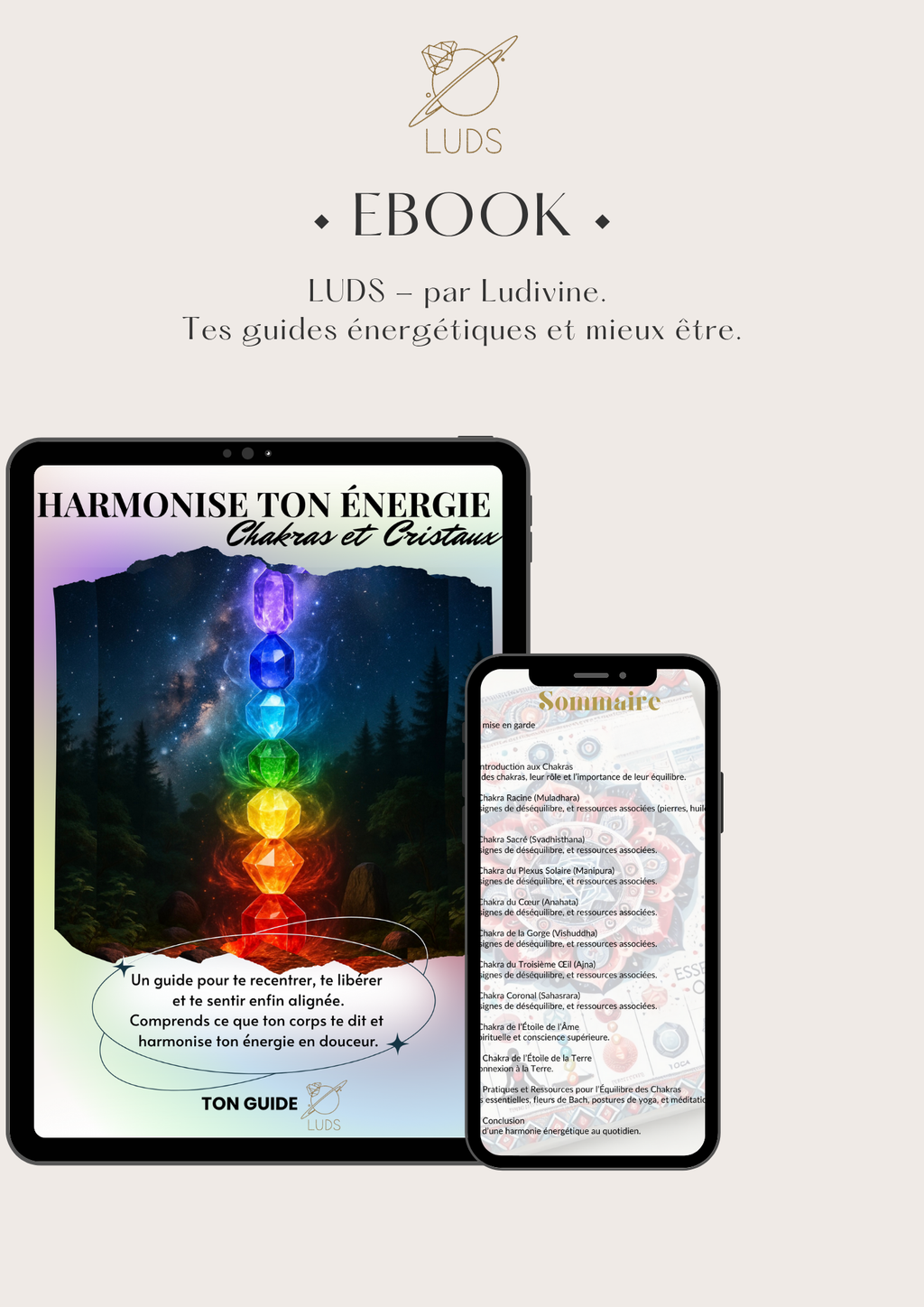 EBOOK - ton guide intitiatique à travers les Chakras et la lithothérapie