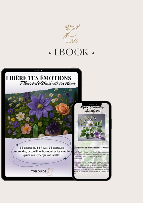 EBOOK - Libère tes émotions grâce aux fleurs de Bach et aux cristaux - Nouvelle édition + BONUS !