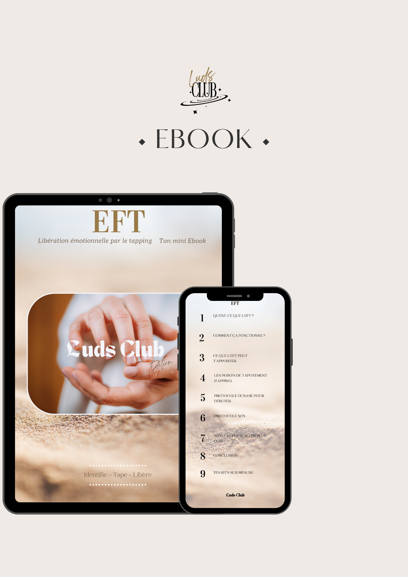 EBOOK - LUDS CLUB édition - ton guide en EFT