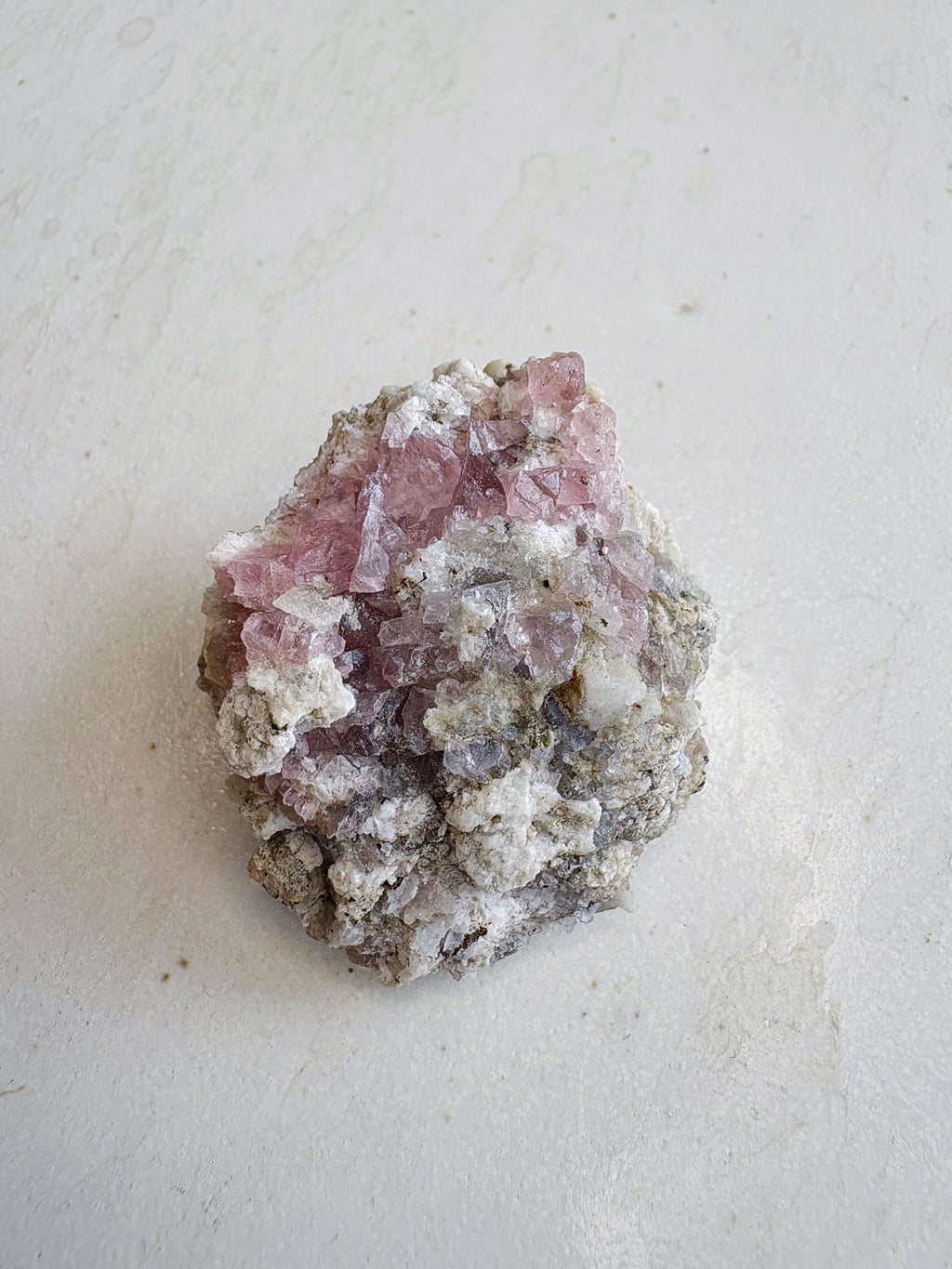 MINI à l’unité : Fluorite rose 1 - origine FRANCE
