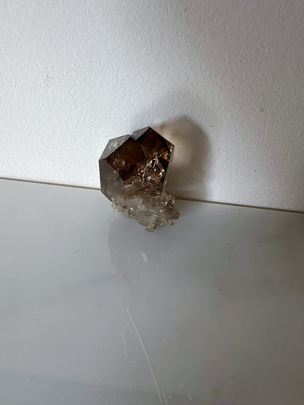 Quartz fumé Twin Flame ! - origine FRANCE