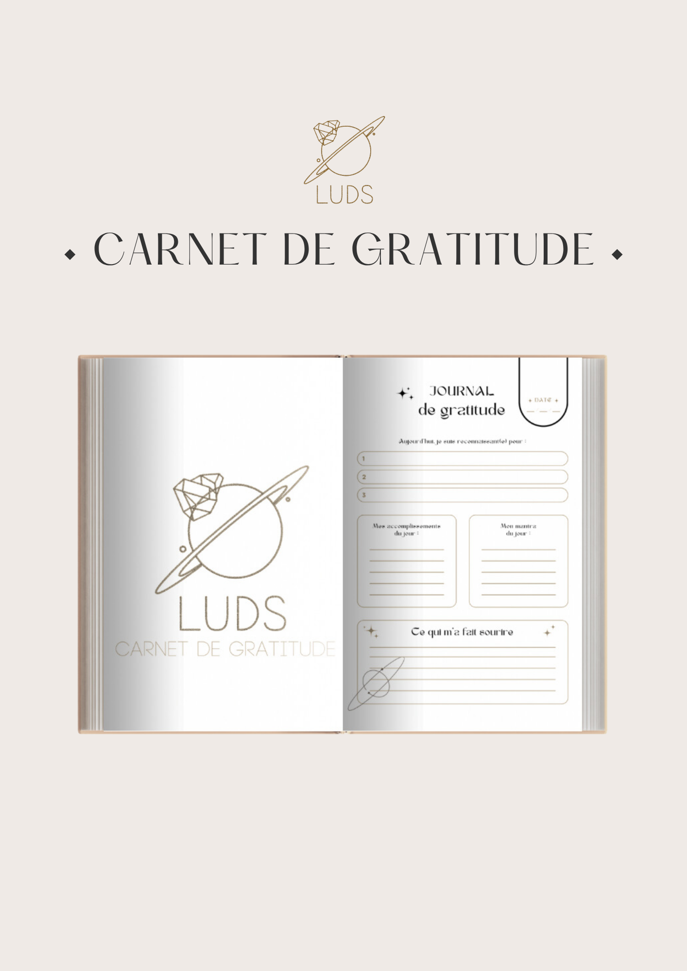 Carnet de gratitude 1 - LUDS 🤲🏼