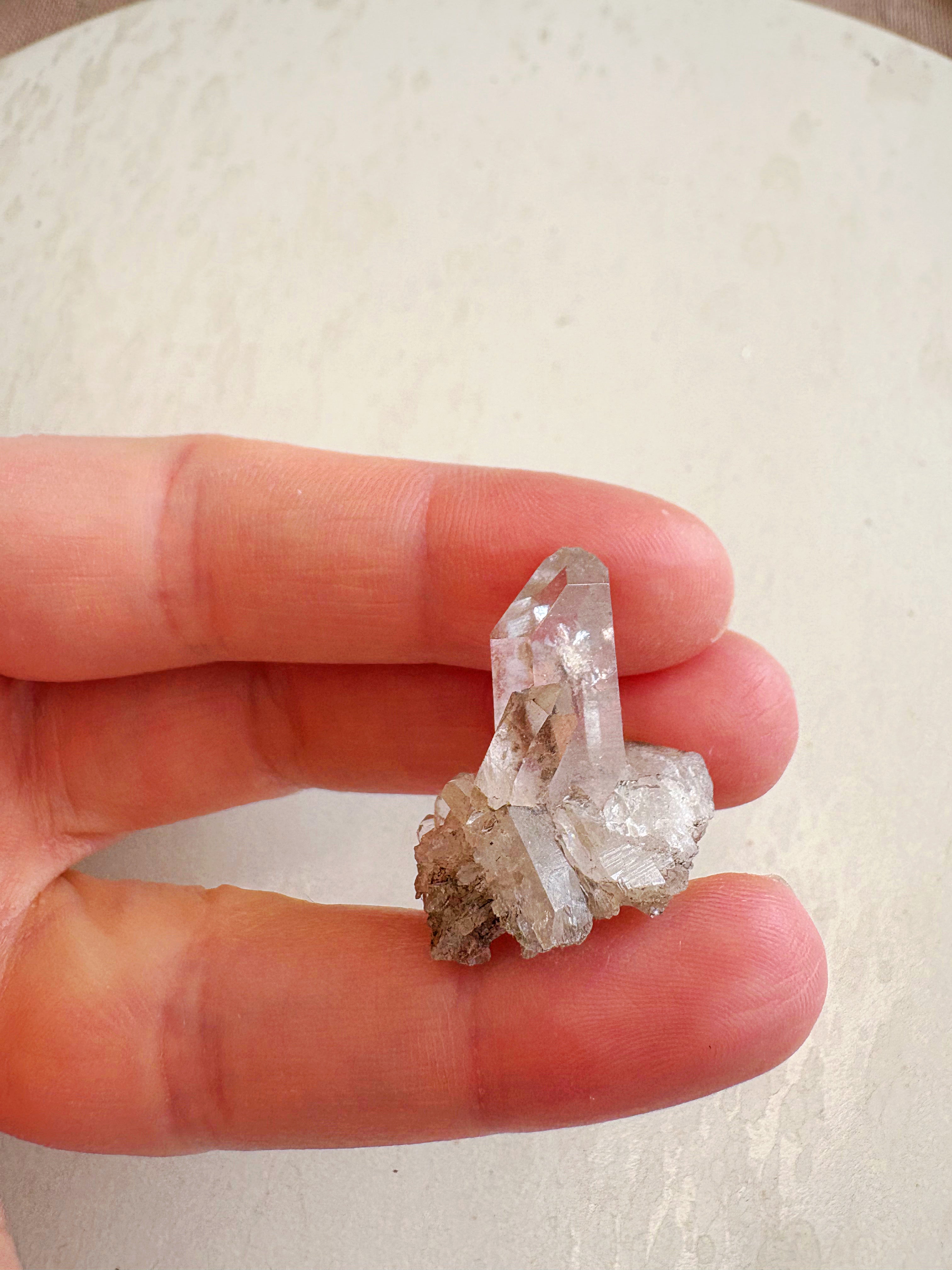 MINI à l’unité : Cristal de roche 12 - origine FRANCE