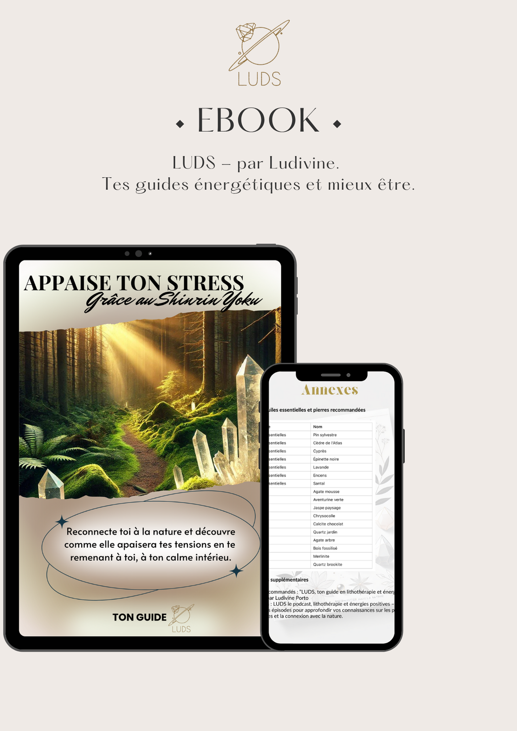EBOOK - ton guide en Shirin-Yoku et lithothérapie
