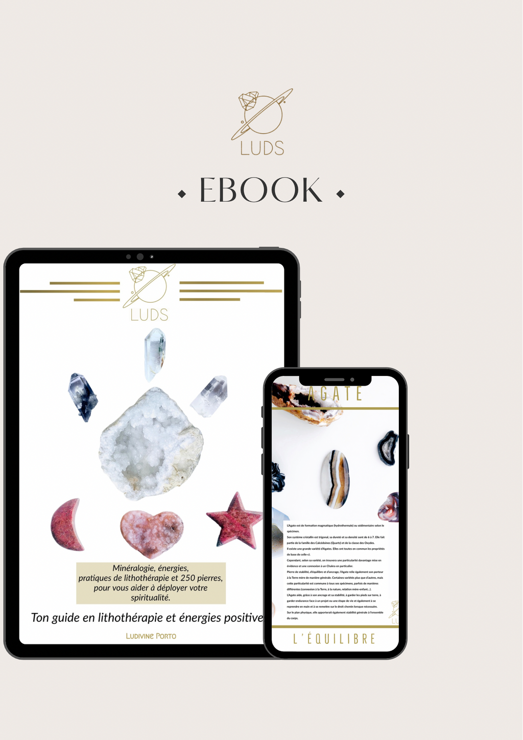 LUDS, ton guide en lithotherapie et énergies positives. LE EBOOK