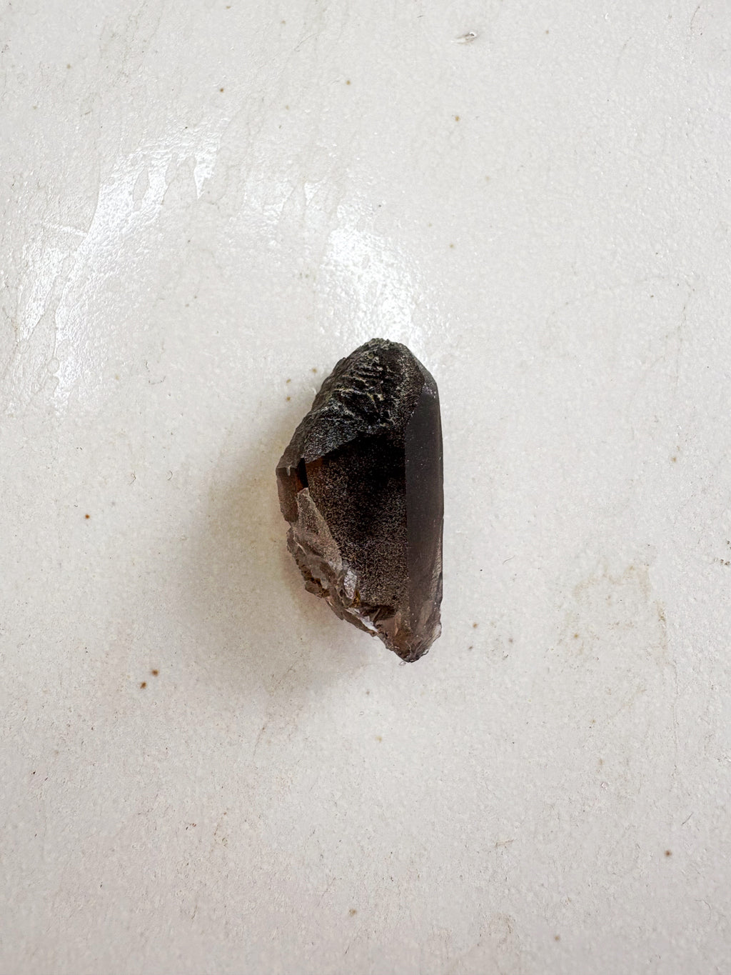 Mini trio 2 - Cristal de roche / Quartz fumé / Fluorite rose - origine FRANCE