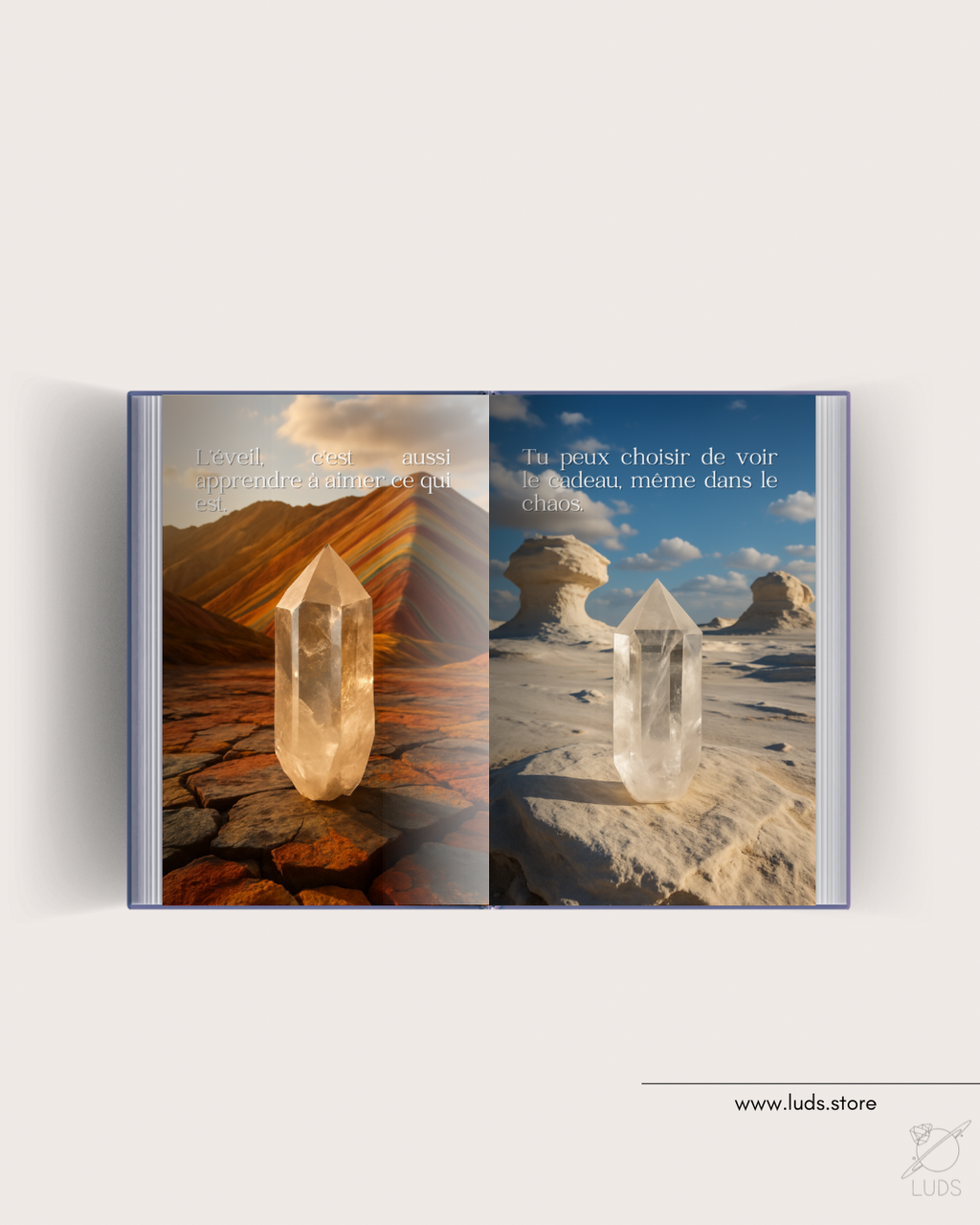 Livre-oracle Premium - « Le message du Cristal »