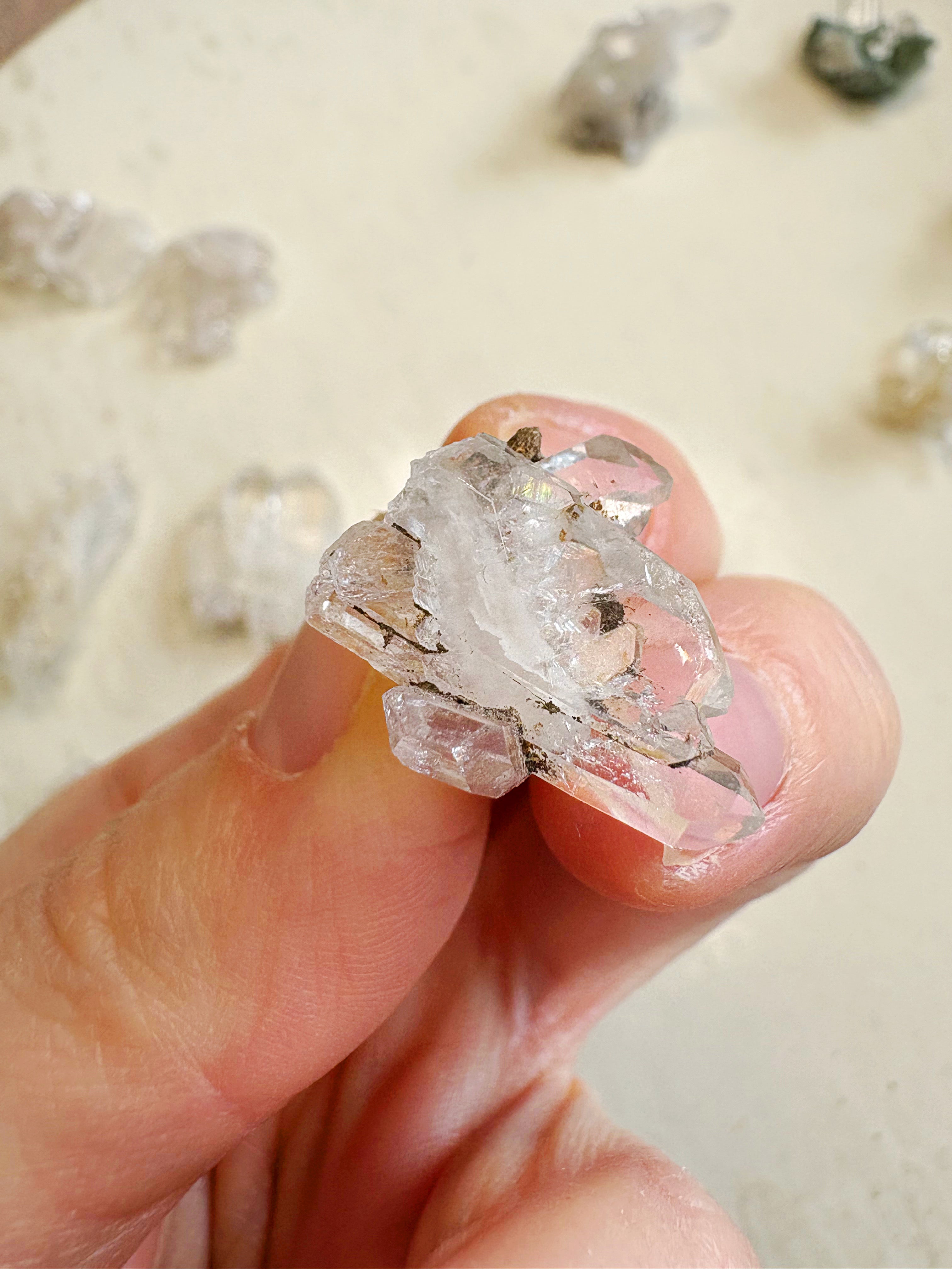 MINI à l’unité : Cristal de roche 7 - origine FRANCE