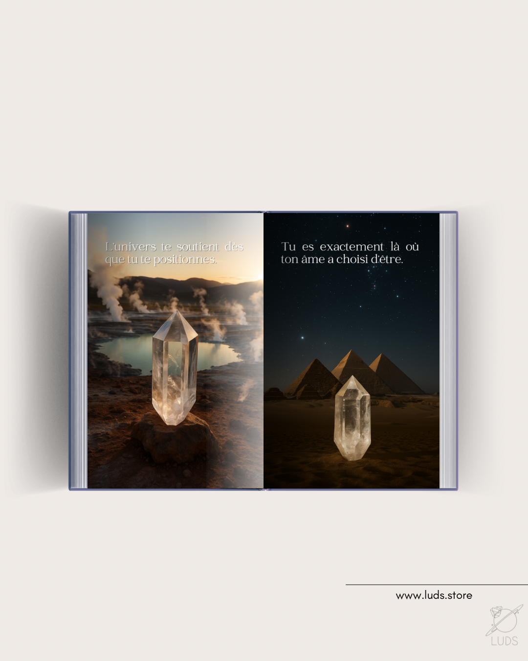 Livre-oracle Premium - « Le message du Cristal »