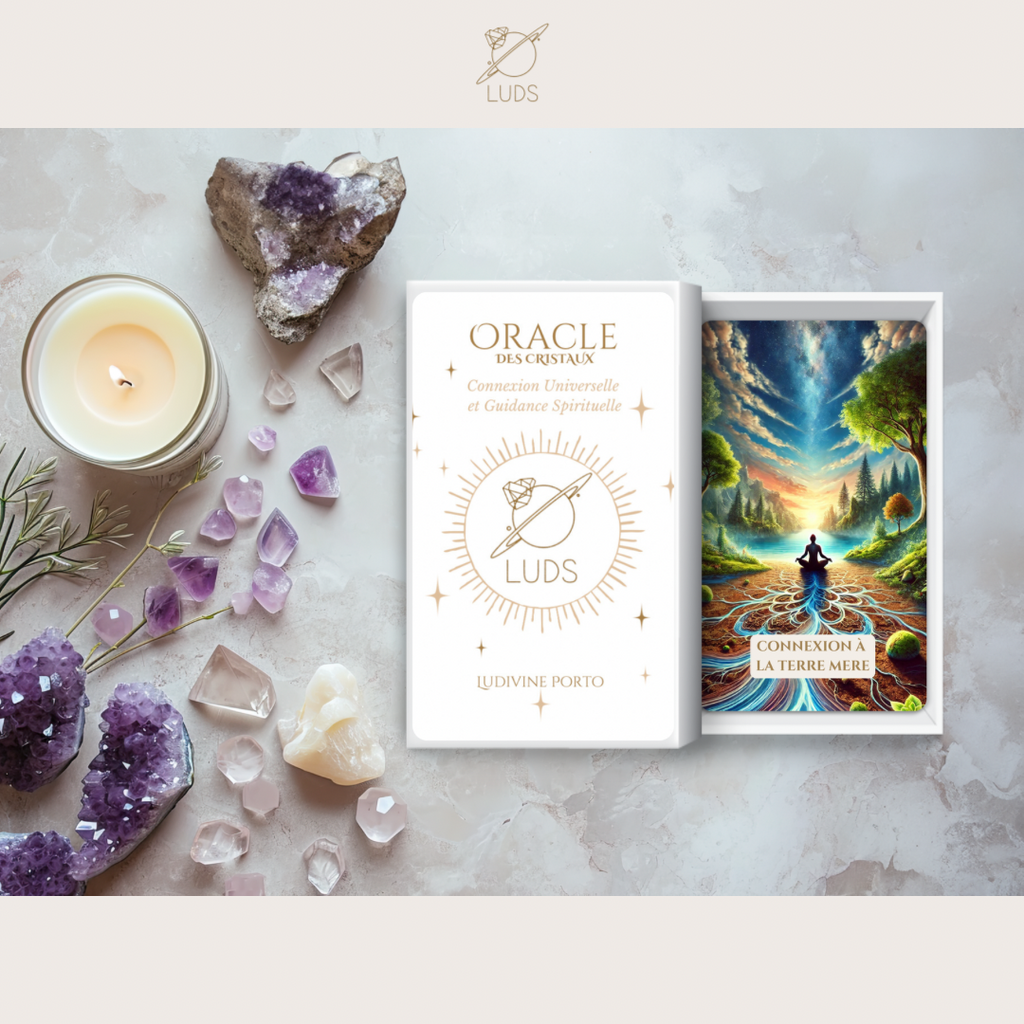 L'Oracle des cristaux - Connexion spirituelle & Guidance universelle - 140 cartes