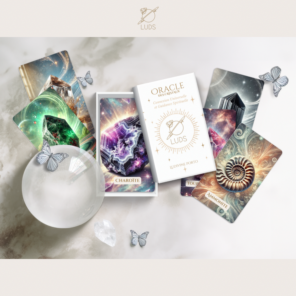 L'Oracle des cristaux - Connexion spirituelle & Guidance universelle - 140 cartes